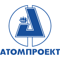 Лого АО Атомпроект г. Санкт-Петербург.